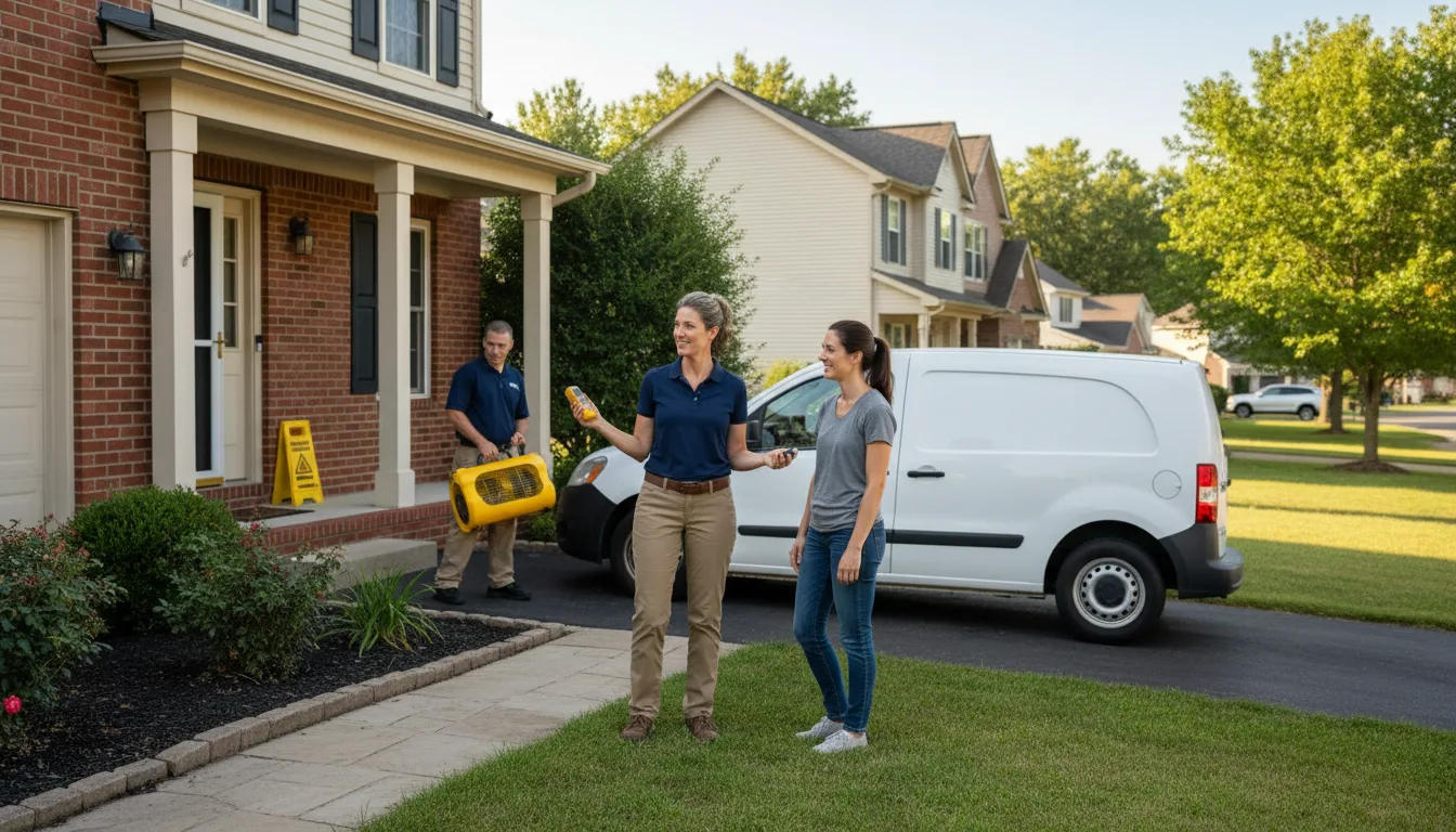 Water restoration image for Fire And Smoke Damage Restoration in Texola, OK